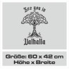 Aufkleber Auto Car Wikinger Viking Wölfe Wolf Runen Schwert Schild Rabe Runen Odin Odin´s Wölfe Böse Kette Valhalla Walhalla