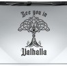 Aufkleber Auto Car Wikinger Viking Wölfe Wolf Runen Schwert Schild Rabe Runen Odin Odin´s Wölfe Böse Kette Valhalla Walhalla