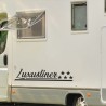 Aufkleber Wohnmobil Wohnwagen Reise Camping Auto Reisemobil Möwe Meer Kompass Globus Strand Palme Urlaub Spruch Familie Zuhause