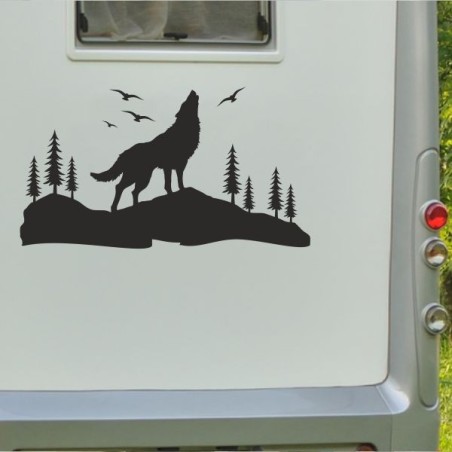 Aufkleber Wohnmobil Wohnwagen Reise Camping Auto Reisemobil Möwe Meer Kompass Globus Strand Palme Urlaub Spruch Familie Zuhause