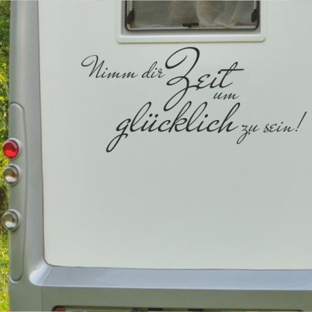 Aufkleber Wohnmobil Wohnwagen Reise Camping Auto Reisemobil Möwe Meer Kompass Globus Strand Palme Urlaub Spruch Familie Zuhause