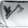 Aufkleber Auto Car Wikinger Viking Wölfe Wolf Runen Schwert Schild Rabe Runen Odin Odin´s Wölfe Böse Kette Valhalla Walhalla
