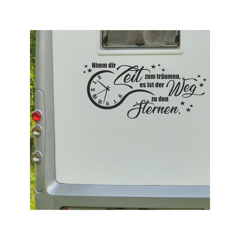 Aufkleber Wohnmobil Wohnwagen Reise Camping Auto Reisemobil Möwe Meer Kompass Globus Strand Palme Urlaub Spruch Familie Zuhause