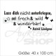 Frech & Wild wunderbar Astrid Lindgren Wandtattoo Wandaufkleber Aufkleber Wand Sticker Spruch