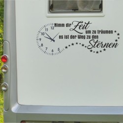 Aufkleber Wohnmobil Wohnwagen Reise Camping Auto Reisemobil Möwe Meer Kompass Globus Strand Palme Urlaub Spruch Familie Zuhause