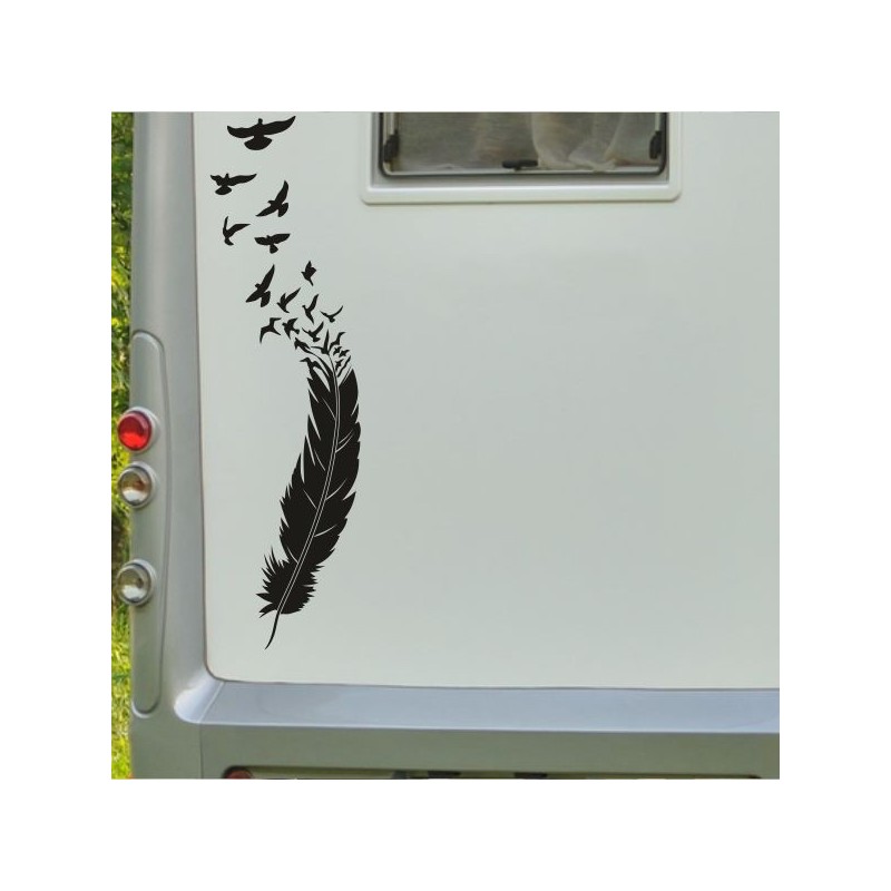 Aufkleber Wohnmobil Wohnwagen Reise Camping Auto Reisemobil Möwe Meer Kompass Globus Strand Palme Urlaub Spruch Familie Zuhause