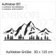 Landschaft Berge Offraod Wald Tanne Alpen Aufkleber SET Autoaufkleber Sticker