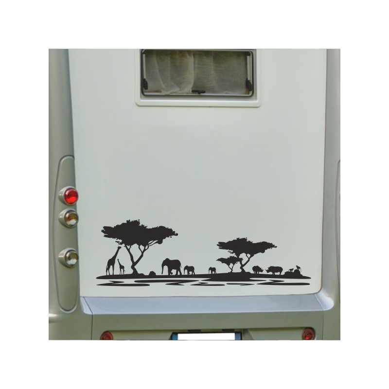 Aufkleber Wohnmobil Wohnwagen Reise Camping Auto Reisemobil Möwe Meer Kompass Globus Strand Palme Urlaub Spruch Familie Zuhause