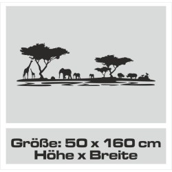 Aufkleber Wohnmobil Wohnwagen Reise Camping Auto Reisemobil Möwe Meer Kompass Globus Strand Palme Urlaub Spruch Familie Zuhause