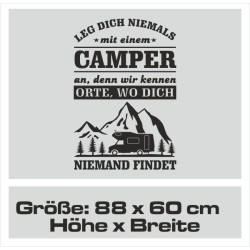 Aufkleber Wohnmobil Wohnwagen Reise Camping Auto Reisemobil Möwe Meer Kompass Globus Strand Palme Urlaub Spruch Familie Zuhause