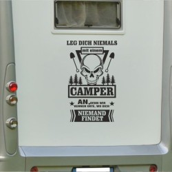 Aufkleber Wohnmobil Wohnwagen Reise Camping Auto Reisemobil Möwe Meer Kompass Globus Strand Palme Urlaub Spruch Familie Zuhause