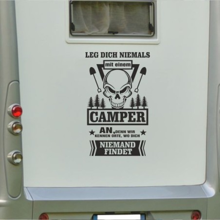 Aufkleber Wohnmobil Wohnwagen Reise Camping Auto Reisemobil Möwe Meer Kompass Globus Strand Palme Urlaub Spruch Familie Zuhause