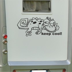 Aufkleber Wohnmobil Wohnwagen Reise Camping Auto Reisemobil Möwe Meer Kompass Globus Strand Palme Urlaub Spruch Familie Zuhause