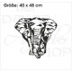 Elefant Safari Afrika Auto Aufkleber Offroad 4x4 Car Sticker Fahrzeugbeschriftung