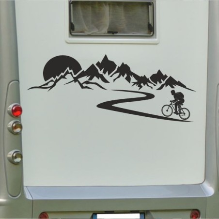 Aufkleber Wohnmobil Wohnwagen Reise Camping Auto Reisemobil Möwe Meer Kompass Globus Strand Palme Urlaub Spruch Familie Zuhause