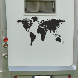 Aufkleber Wohnmobil Wohnwagen Reise Camping Auto Reisemobil Möwe Meer Kompass Globus Strand Palme Urlaub Spruch Familie Zuhause