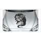 Sugar Skull Lady Catrina Mexiko Day of Death Aufkleber Auto Autoaufkleber Motorhaube