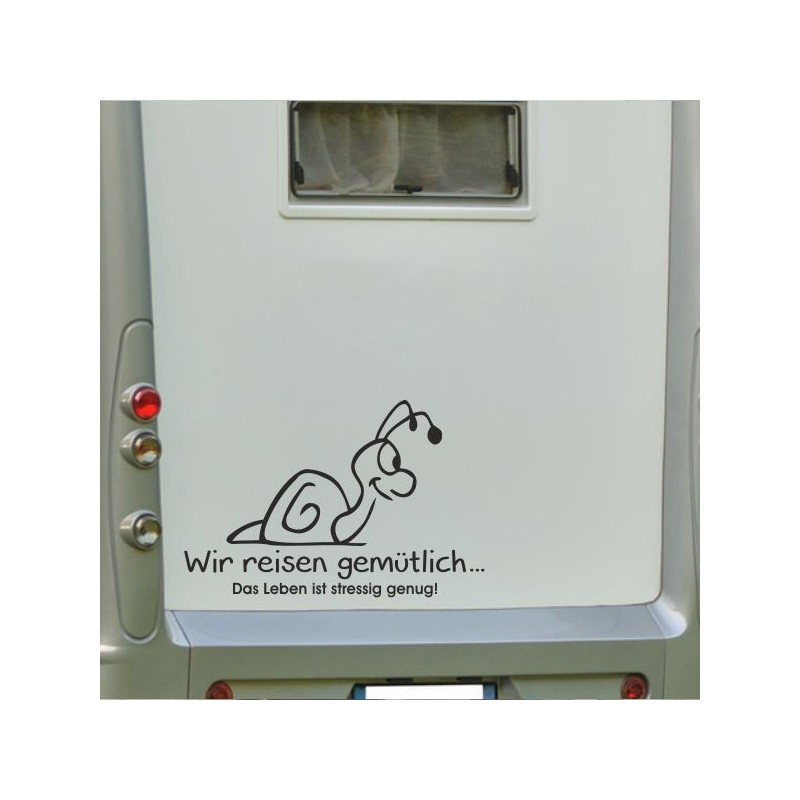 Aufkleber Wohnmobil Wohnwagen Reise Camping Auto Reisemobil Möwe Meer Kompass Globus Strand Palme Urlaub Spruch Familie Zuhause