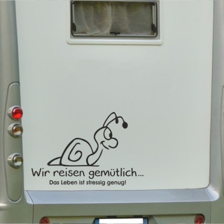 Aufkleber Wohnmobil Wohnwagen Reise Camping Auto Reisemobil Möwe Meer Kompass Globus Strand Palme Urlaub Spruch Familie Zuhause