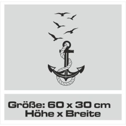 Aufkleber Wohnmobil Wohnwagen Reise Camping Auto Reisemobil Möwe Meer Kompass Globus Strand Palme Urlaub Spruch Familie Zuhause