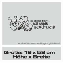 Aufkleber Wohnmobil Wohnwagen Reise Camping Auto Reisemobil Möwe Meer Kompass Globus Strand Palme Urlaub Spruch Familie Zuhause