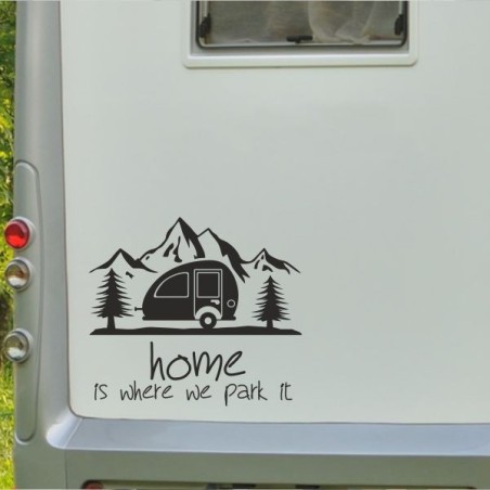 Aufkleber Wohnmobil Wohnwagen Reise Camping Auto Reisemobil Möwe Meer Kompass Globus Strand Palme Urlaub Spruch Familie Zuhause