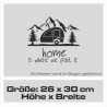 Aufkleber Wohnmobil Wohnwagen Reise Camping Auto Reisemobil Möwe Meer Kompass Globus Strand Palme Urlaub Spruch Familie Zuhause