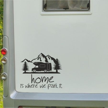 Aufkleber Wohnmobil Wohnwagen Reise Camping Auto Reisemobil Möwe Meer Kompass Globus Strand Palme Urlaub Spruch Familie Zuhause