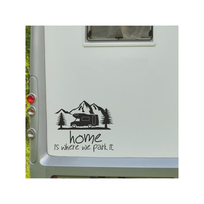 Aufkleber Wohnmobil Wohnwagen Reise Camping Auto Reisemobil Möwe Meer Kompass Globus Strand Palme Urlaub Spruch Familie Zuhause