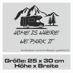Aufkleber Wohnmobil Wohnwagen Reise Camping Auto Reisemobil Möwe Meer Kompass Globus Strand Palme Urlaub Spruch Familie Zuhause