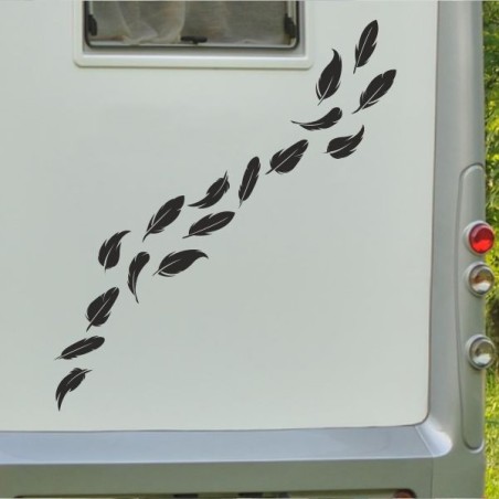 Aufkleber Wohnmobil Wohnwagen Reise Camping Auto Reisemobil Möwe Meer Kompass Globus Strand Palme Urlaub Spruch Familie Zuhause