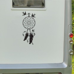 Aufkleber Wohnmobil Wohnwagen Reise Camping Auto Reisemobil Möwe Meer Kompass Globus Strand Palme Urlaub Spruch Familie Zuhause