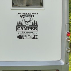Aufkleber Wohnmobil Wohnwagen Reise Camping Auto Reisemobil Möwe Meer Kompass Globus Strand Palme Urlaub Spruch Familie Zuhause