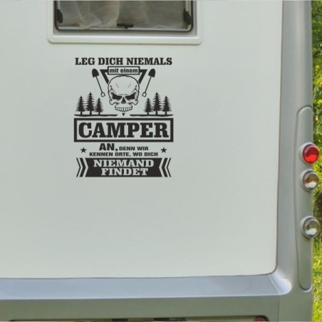 Aufkleber Wohnmobil Wohnwagen Reise Camping Auto Reisemobil Möwe Meer Kompass Globus Strand Palme Urlaub Spruch Familie Zuhause