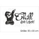 Faultier Sloth "Chill dein Leben" Chillen Aufkleber Auto Tattoo Sticker Tattoo Car Style