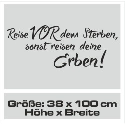 Aufkleber Wohnmobil Wohnwagen Reise Camping Auto Reisemobil Möwe Meer Kompass Globus Strand Palme Urlaub Spruch Familie Zuhause