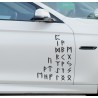 Aufkleber Auto Car Wikinger Viking Wölfe Wolf Runen Schwert Schild Rabe Runen Odin Odin´s Wölfe Böse Kette Valhalla Walhalla
