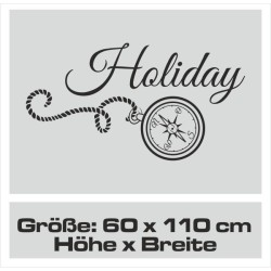 Aufkleber Wohnmobil Wohnwagen Reise Camping Auto Reisemobil Möwe Meer Kompass Globus Strand Palme Urlaub Spruch Familie Zuhause