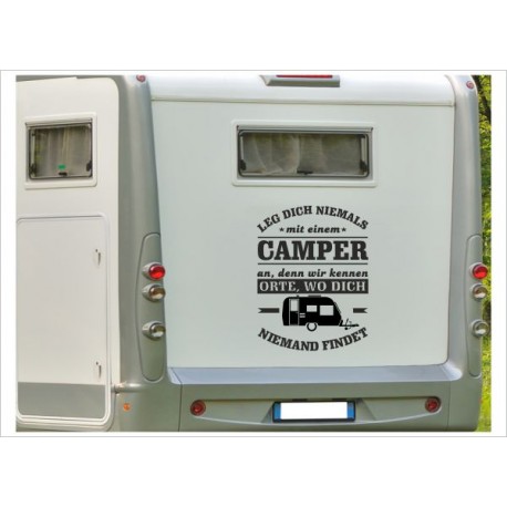 Aufkleber Wohnmobil Spruch Camper Camping Orte Wohnwagen Caravan