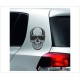 Totenkopf Skull Tattoo Hipster Gangster Brille Sonnenbrille Aufkleber Auto Autoaufkleber