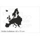 Aufkleber Wohnmobil Landkarte Europa Globus Wohnwagen Caravan Camper Aufkleber Auto WOMO