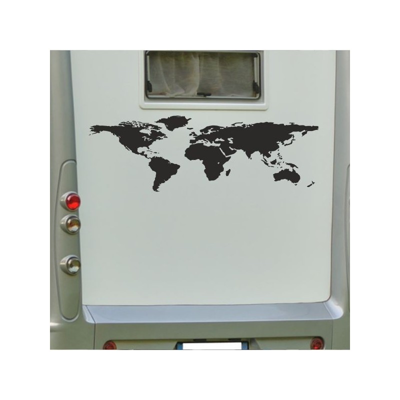 Aufkleber Wohnmobil Wohnwagen Reise Camping Auto Reisemobil Möwe Meer Kompass Globus Strand Palme Urlaub Spruch Familie Zuhause