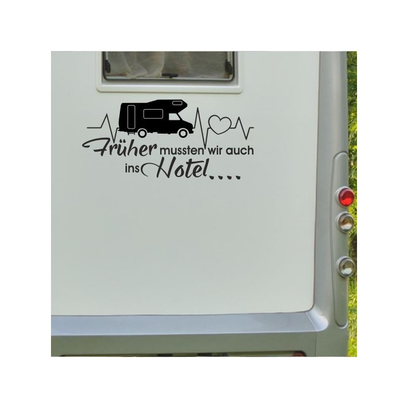 Aufkleber Wohnmobil Wohnwagen Reise Camping Auto Reisemobil Möwe Meer Kompass Globus Strand Palme Urlaub Spruch Familie Zuhause