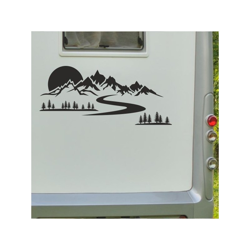 Aufkleber Wohnmobil Wohnwagen Reise Camping Auto Reisemobil Möwe Meer Kompass Globus Strand Palme Urlaub Spruch Familie Zuhause