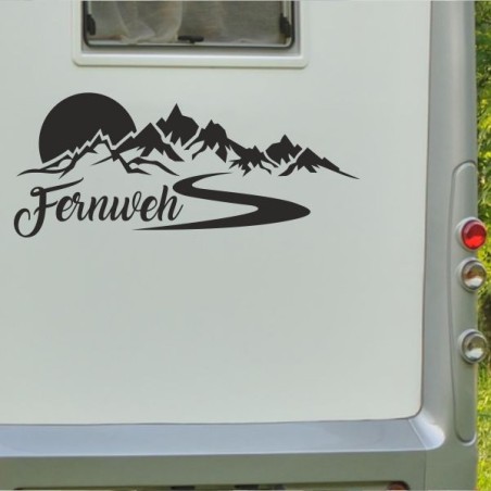 Aufkleber Wohnmobil Wohnwagen Reise Camping Auto Reisemobil Möwe Meer Kompass Globus Strand Palme Urlaub Spruch Familie Zuhause