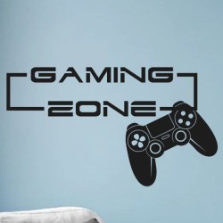 Wandaufkleber Wandtattoo Aufkleber Wand Tattoo Sticker Gamer Game Spiel Konsole Zocken Spielen Game Over Eat Sleep Repeat Level