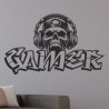 Wandaufkleber Wandtattoo Aufkleber Wand Tattoo Sticker Gamer Game Spiel Konsole Zocken Spielen Game Over Eat Sleep Repeat Level