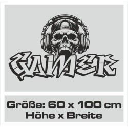 Wandaufkleber Wandtattoo Aufkleber Wand Tattoo Sticker Gamer Game Spiel Konsole Zocken Spielen Game Over Eat Sleep Repeat Level