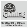 Wandaufkleber Wandtattoo Aufkleber Wand Tattoo Sticker Gamer Game Spiel Konsole Zocken Spielen Game Over Eat Sleep Repeat Level
