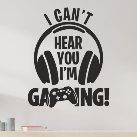 Wandaufkleber Wandtattoo Aufkleber Wand Tattoo Sticker Gamer Game Spiel Konsole Zocken Spielen Game Over Eat Sleep Repeat Level